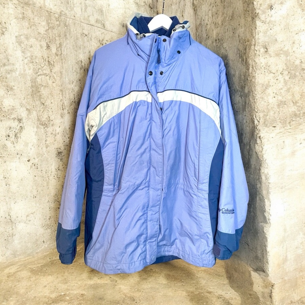 Women’s Columbia double winter zip up jacket